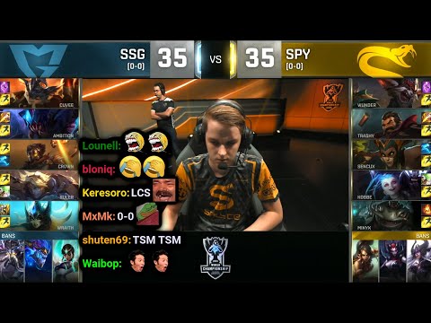 SSG vs SPY | 2016 Worlds - Group Stage Day 1 | Twitch VOD with Chat