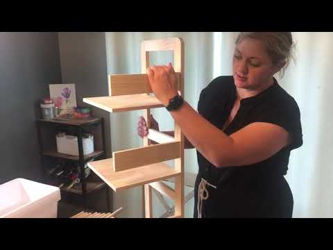 Toy Storage With Book Shelf