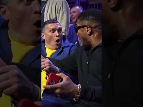 AJ & Usyk Reaction To Joseph Parker KO #boxing #anthonyjoshua #usyk #knockout