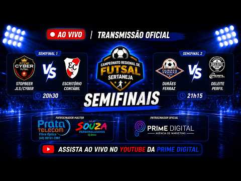 🔴 AO VIVO | Campeonato Regional de Futsal Sertaneja – SEMIFINAIS