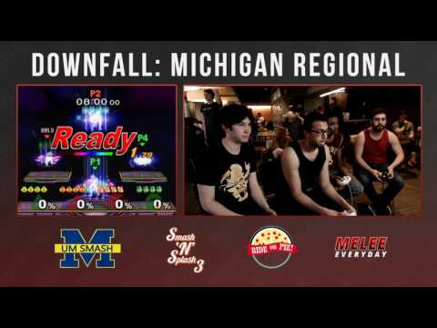 Downfall - KirbyKaze & Prince Abu vs. KJH & Druggedfox - SSBM - Doubles Winners Finals