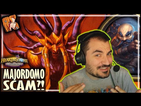 THE MAJORDOMO SCAM BUILD! - Hearthstone Battlegrounds