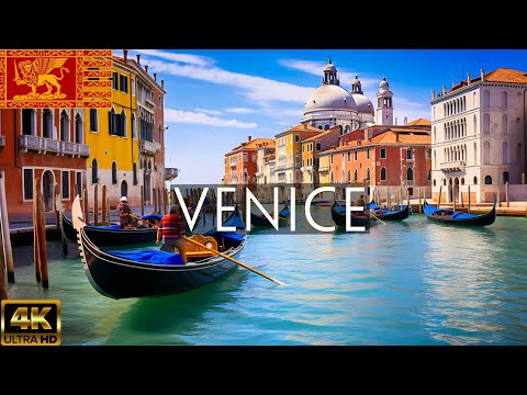 VENICE ITALY • 4K Relaxation Film • Peaceful Relaxing Music • Nature 4K Video UltraHD
