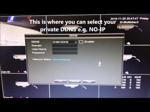 NEYE Remote view setup