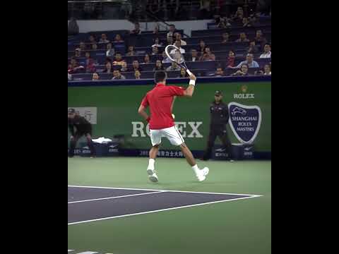 Rare Djokovic Trick Shot! 🤯
