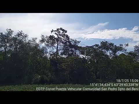 EDTP 4 PUENTE VEHICULAR VILLA SAN PEDRO MUNICIPIO SAN ANDRES DPTO BENI TOPOGRAFIA