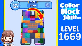 Soluzione del Livello 1669 di Color Block Jam