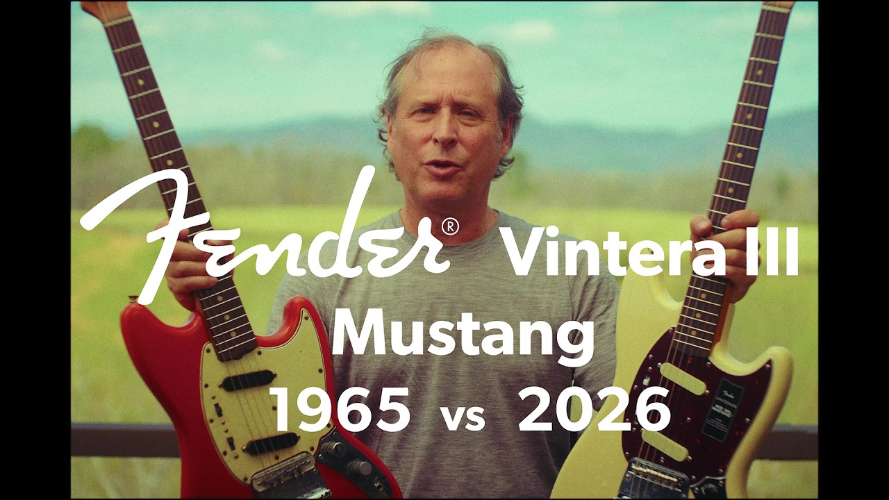 Fender Vintera III Mid '60s Mustang vs vintage 1965 Mustang | Crutchfield - YouTube
