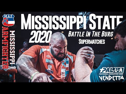 2020 Mississippi State Armwrestling - PAL Vendetta Supermatches!!