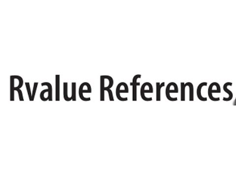 rvalue references