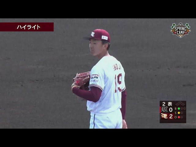 【練習試合】2月18日 イーグルス 対 マリーンズ ハイライト