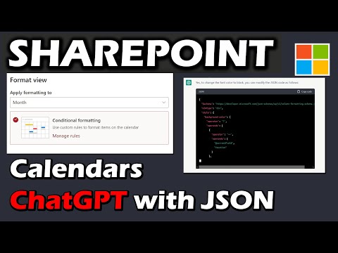 SharePoint Conditional Formatting Calendars & Using ChatGPT