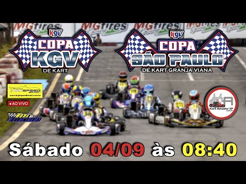 COPA SÃO PAULO DE KART 7ª Etapa + COPA KGV 6ª Etapa | Ao Vivo
