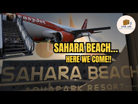 Sahara Beach Aqua Park Tunisia Travel Day – Come With Us!