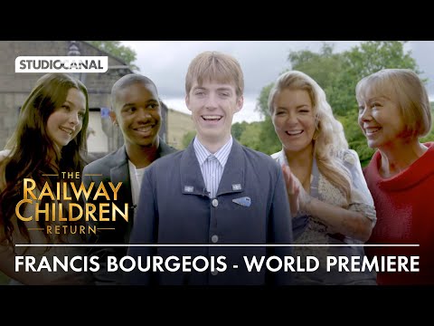 Thumbnail of the video: Francis Bourgeois | Viral TikTok trainspotting star at the premiere of The Railway Children Return
