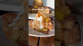 Download lagu apple pie bread pudding 🍎🍂🤎 #fallrecipe #applepie #breadpudding #baking #dessert #icecream mp3