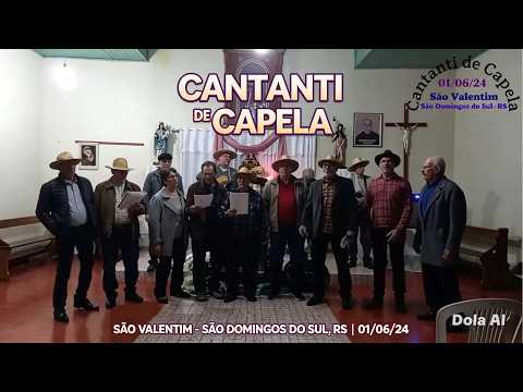 Cantanti di Capela, na localidade de São Valentim, São Domingos do Sul,RS - 01-06-24