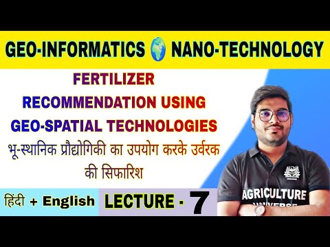 Geo informatics Nano technology Syllabus analysis bsc ag 6th semester