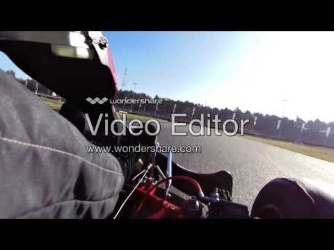 kz onboard, free practice genk.  -kart power racing team-