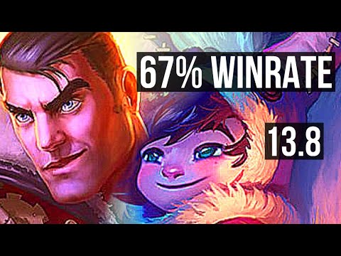 JAYCE vs NUNU & WILLUMP (TOP) | 5/0/1, 67% winrate | KR Master | 13.8