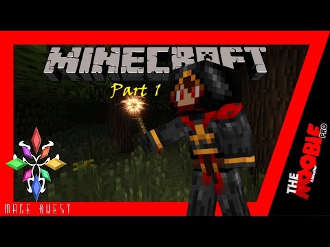 Let's Play Minecraft: Mage Quest [Part 1] - I CAN'T READ