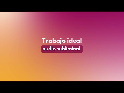 Trabajo ideal | 🎧 Audio subliminal SILENCIOSO (Super poderoso!!)