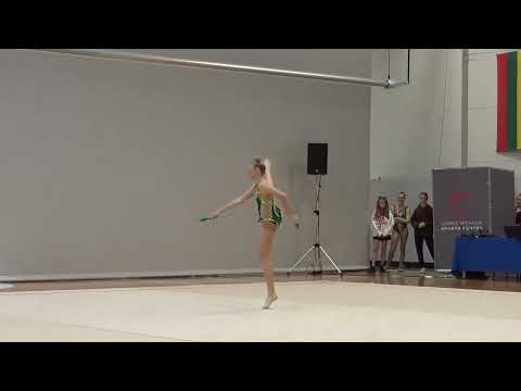 Anastasija Zolotarjova clubs Ogres pils  atklātais jaunatnes kauss mākslas vingrošanā 2022