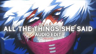 Download lagu All the Things She Said - t.a.t.u [Edit Audio] mp3