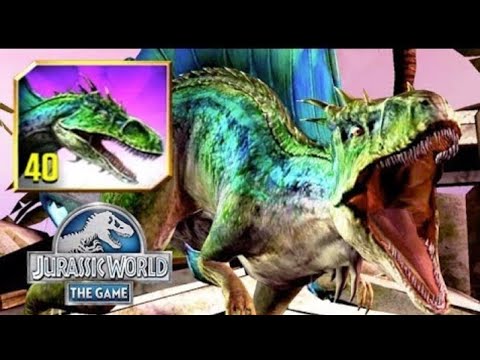 #5.JURASSIC WORLD THE GAME||ALLONOGMIUS LEVEL MAX!!!