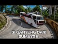 BUS PUTRA PELANGI TURUN DI SITINJAU LAUIK