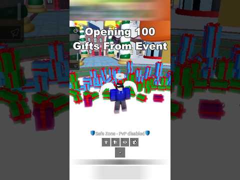Opening 100 Gifts From Event... Roblox Blox Fruits