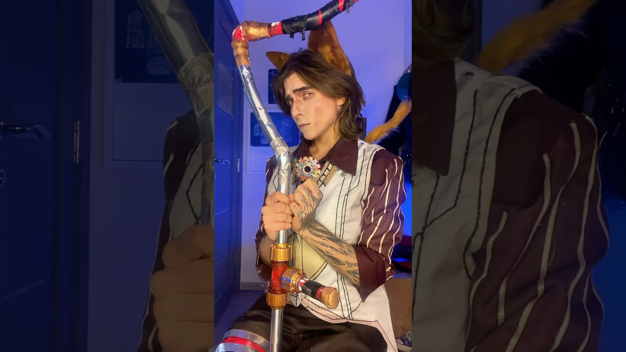 Art Viktor vs real one #arcaneviktor #cosplay #viktorarcane #arcane #jayvik #arcane2 #arcaneedit