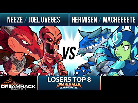 Macheeeete & Hermisen vs Neeze & Joel Uveges - Losers Top 8 - DreamHack Summer 2v2