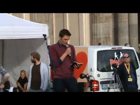 Mahnwache Berlin 02.06.2014 - Rede von Tim