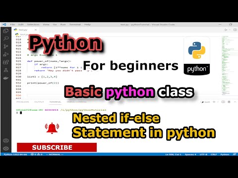 Nested If Else Exercise 3 With Simple Program Python Tutorial For Beginners