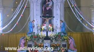 Christmas prayers at St Joseph's church, Palayam