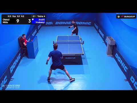 12:00 Oleksii Mitla - Andrii Hrabskyi  29.07.2023 TT Euro.Cup Ukraine  Master. TABLE 4