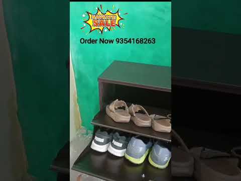 Wooden Shoe Rack