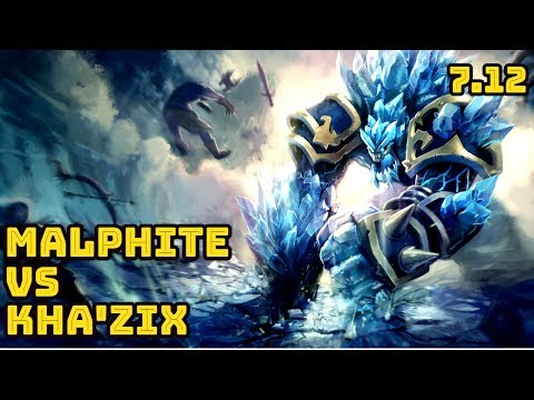 Malphite Vs Kha'zix Jungle - Ranked Gameplay Season 7
