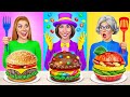 Défi De Cuisine Willy Wonka vs Grand-Mère | Guerre de Cuisine Multi DO Challenge