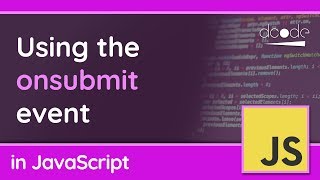 The "submit" event on forms in JavaScript