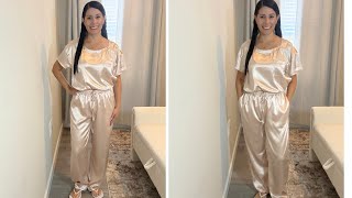 Soft & Lightweight Satin Pajama Set 