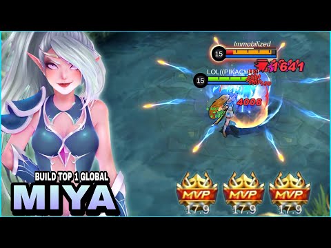 MIYA BEST BUILD 2022 | INSANE DAMAGE | BUILD TOP 1 GLOBAL MIYA | MLBB