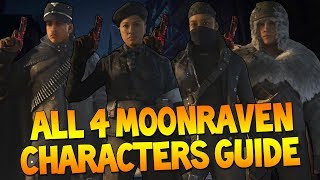How to Unlock All 4 Moonraven Character Varients! (World War 2 Zombies)