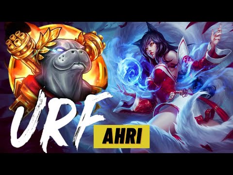 URF AHRI VERY BROKEN | ULTRA RAPID FIRE MODE - WILD RIFT