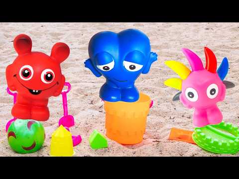 Babblarna 30 minuter - Lek och lär dig färger - Lek med oss