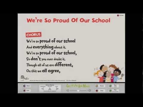 We're So Proud Of Our School [Sing Together] - Words on Screen™ Original