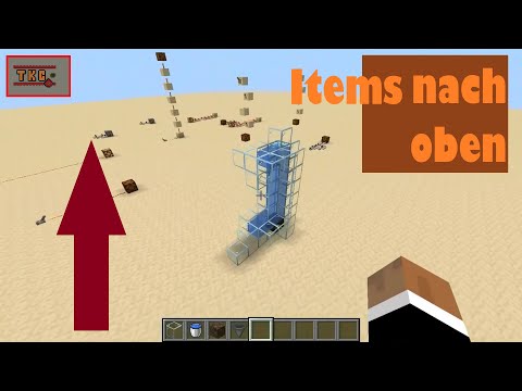 Sekunden Tipps Minecraft (7) - Items schnell nach oben transportieren