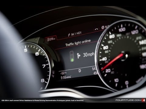 Система Audi Online упростит движение на светофорах. Фото.