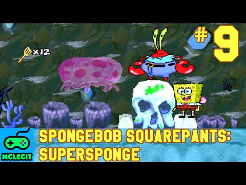 SpongeBob SquarePants SuperSponge Walkthrough Part 9 - Precipice Canyon (PS1) (No Commentary)